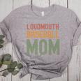 Loudmouth Baseball Mom Sports Cute Text Premium Women's Heather T-Shirt Athletic Heather