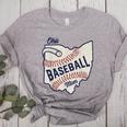 Ohio Baseball Mom Women's Heather T-Shirt Athletic Heather Ohio Baseball Mom Women's Heather T-Shirt Athletic Heather