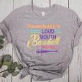 Proud Mama Somebody's Loud Mouth Baseball Mom Ball Women's Heather T-Shirt Athletic Heather Proud Mama Somebody's Loud Mouth Baseball Mom Ball Women's Heather T-Shirt Athletic Heather