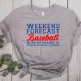 Retro Baseball Mom Mother's Day Weekend Forecast Baseball Women's Heather T-Shirt Athletic Heather Retro Baseball Mom Mother's Day Weekend Forecast Baseball Women's Heather T-Shirt Athletic Heather