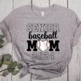 Senior Baseball Mom Class Of 2024 Senior Mom Game Day Women's Heather T-Shirt Athletic Heather