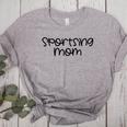 Sportsing Mom Sports Mom Baseball Mom Football Mom Women's Heather T-Shirt Athletic Heather