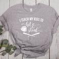 I Teach My Kids To Hit And Steal Baseball Mom Women's Heather T-Shirt Athletic Heather I Teach My Kids To Hit And Steal Baseball Mom Women's Heather T-Shirt Athletic Heather
