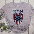 USA Mum Mother's Day Baseball Mom Women's Heather T-Shirt Athletic Heather