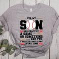 Yes Son Has Practice a Game Baseball Mom Women's Heather T-Shirt Athletic Heather Yes Son Has Practice a Game Baseball Mom Women's Heather T-Shirt Athletic Heather