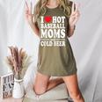 I Love Heart Hot Baseball Moms And Cold Beer Raglan Baseball Tee Women's Heather T-Shirt Heather Olive I Love Heart Hot Baseball Moms And Cold Beer Raglan Baseball Tee Women's Heather T-Shirt Heather Olive