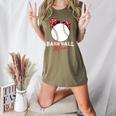 Softball Baseball Mom Floral Tee Mother's Day Women's Heather T-Shirt Heather Olive