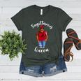 African American Baseball Mom Sagittarius Queen Zodiac Sign Women's Heather T-Shirt Heather Forest African American Baseball Mom Sagittarius Queen Zodiac Sign Women's Heather T-Shirt Heather Forest