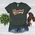 Baseball Mom Best Mama Cute Throwback Classic Women's Heather T-Shirt Heather Forest