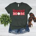Baseball Mom Cute Mother Fans Baseball Graphic Women's Heather T-Shirt Heather Forest Baseball Mom Cute Mother Fans Baseball Graphic Women's Heather T-Shirt Heather Forest