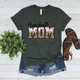 Baseball Mom Leopard Game Day Vibes Baseball Mama Women's Heather T-Shirt Heather Forest Baseball Mom Leopard Game Day Vibes Baseball Mama Women's Heather T-Shirt Heather Forest