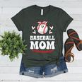 Baseball Mom Shirt Mama Women Baseball Shirt For Women's Heather T-Shirt Heather Forest