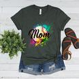 Baseball Mom USA American Baseball Graphic Women's Heather T-Shirt Heather Forest Baseball Mom USA American Baseball Graphic Women's Heather T-Shirt Heather Forest