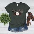 Baseball Mom Baseball Women's Heather T-Shirt Heather Forest Baseball Mom Baseball Women's Heather T-Shirt Heather Forest
