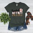 Baseball Nini Women BallPark Nini Baseball Mom Mother's Day Women's Heather T-Shirt Heather Forest