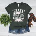 Crazy Proud Always Loud Baseball Mom Saying Graphic Premium Tri-Blend Women's Heather T-Shirt Heather Forest Crazy Proud Always Loud Baseball Mom Saying Graphic Premium Tri-Blend Women's Heather T-Shirt Heather Forest