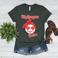 Cute Love Baseball BigLeague Babe Hot Baseball Mom Women's Heather T-Shirt Heather Forest