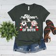 Mom Of Both Soccer Baseball Mom Of A Baseball Soccer Player Women's Heather T-Shirt Heather Forest Mom Of Both Soccer Baseball Mom Of A Baseball Soccer Player Women's Heather T-Shirt Heather Forest