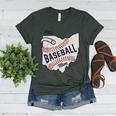 Ohio Baseball Mom Women's Heather T-Shirt Heather Forest Ohio Baseball Mom Women's Heather T-Shirt Heather Forest