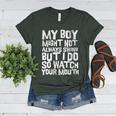 Proud Sassy Baseball Mom Women's Heather T-Shirt Heather Forest