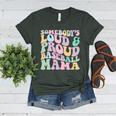 Somebody's Loud & Proud Baseball Mom Mama Sport Cute Women's Heather T-Shirt Heather Forest