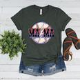 T Ball Mama Baseball Mama Baseball Mom Women's Heather T-Shirt Heather Forest