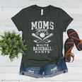 Women's Baseball Mom Moms Against Baseball Pants Proud Women's Heather T-Shirt Heather Forest Women's Baseball Mom Moms Against Baseball Pants Proud Women's Heather T-Shirt Heather Forest