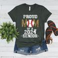 Womens Proud Mom Of a 2024 Senior Class Of 2024 Baseball Mom Women's Heather T-Shirt Heather Forest Womens Proud Mom Of a 2024 Senior Class Of 2024 Baseball Mom Women's Heather T-Shirt Heather Forest