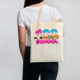 100 Days Of School Baseball Ice Cream Drip For Teacher Kid Canvas Tote Bag