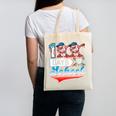 100 Days Of School Boys Baseball Drip 100th Day Dabbing Ball Canvas Tote Bag