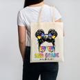 2nd Grade Vibes Messy Hair Bun Girl Back To School First Day Canvas Tote Bag 2nd Grade Vibes Messy Hair Bun Girl Back To School First Day Canvas Tote Bag