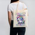 4th Grade Back To School First Day Girls Rollin Unicorn Canvas Tote Bag 4th Grade Back To School First Day Girls Rollin Unicorn Canvas Tote Bag