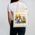 5th Grade Ready For Digging Construction Girl Back To School Canvas Tote Bag 5th Grade Ready For Digging Construction Girl Back To School Canvas Tote Bag