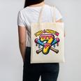 I Was 6 Now I'm 7 Dripping Ice Cream Baseball 67 Drip Canvas Tote Bag I Was 6 Now I'm 7 Dripping Ice Cream Baseball 67 Drip Canvas Tote Bag