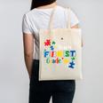 Back To School Autism Puzzle Pieces Autistic First Grade ASD Canvas Tote Bag Back To School Autism Puzzle Pieces Autistic First Grade ASD Canvas Tote Bag