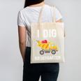 Back To School I Dig Kindergarten Dumping Truck Boys Girls Canvas Tote Bag