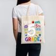 Back To School Fifth 5th Grade Classroom Typography Canvas Tote Bag Back To School Fifth 5th Grade Classroom Typography Canvas Tote Bag