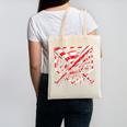 Baseball Candy Cane Christmas Baseball Ice Cream Drip Boys Canvas Tote Bag