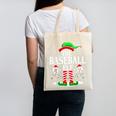The Baseball Elf Christmas Sport Lovers Xmas Elf Canvas Tote Bag