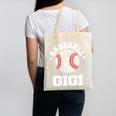 Baseball Gigi Distressed Vintage Grandma Game Day Canvas Tote Bag