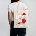 Baseball Happy 100 Days Of School Boy Girl Kid Teacher Canvas Tote Bag Baseball Happy 100 Days Of School Boy Girl Kid Teacher Canvas Tote Bag
