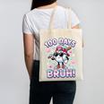 Baseball Ice Cram Drip 100 Days Of School 100th Boys Youth Canvas Tote Bag