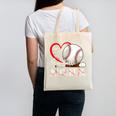 Baseball Nona Family Matching Cute Baseball Lover Canvas Tote Bag