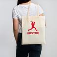 Boston Lovers Skyline Retro Baseball Heartbeat Men Women Canvas Tote Bag Boston Lovers Skyline Retro Baseball Heartbeat Men Women Canvas Tote Bag