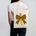 Bow Pencil Leopard First Day Of School Back To School Canvas Tote Bag