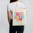 Bruh We Back Sixth Graders Back To School Coquette Bow Girl Canvas Tote Bag