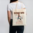 Buckin' Into Pre-K Back To School Cowboy Western Canvas Tote Bag Buckin' Into Pre-K Back To School Cowboy Western Canvas Tote Bag