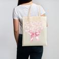 Class Of 2027 Preppy Coquette Bow Back To School Graduation Premium Tri-Blend Canvas Tote Bag