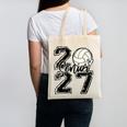 Class Of 2027 Volleyball Senior 2027 Back To School Canvas Tote Bag