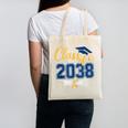 Class Of 2038 Grow With Me Kindergarten Back To School Canvas Tote Bag
